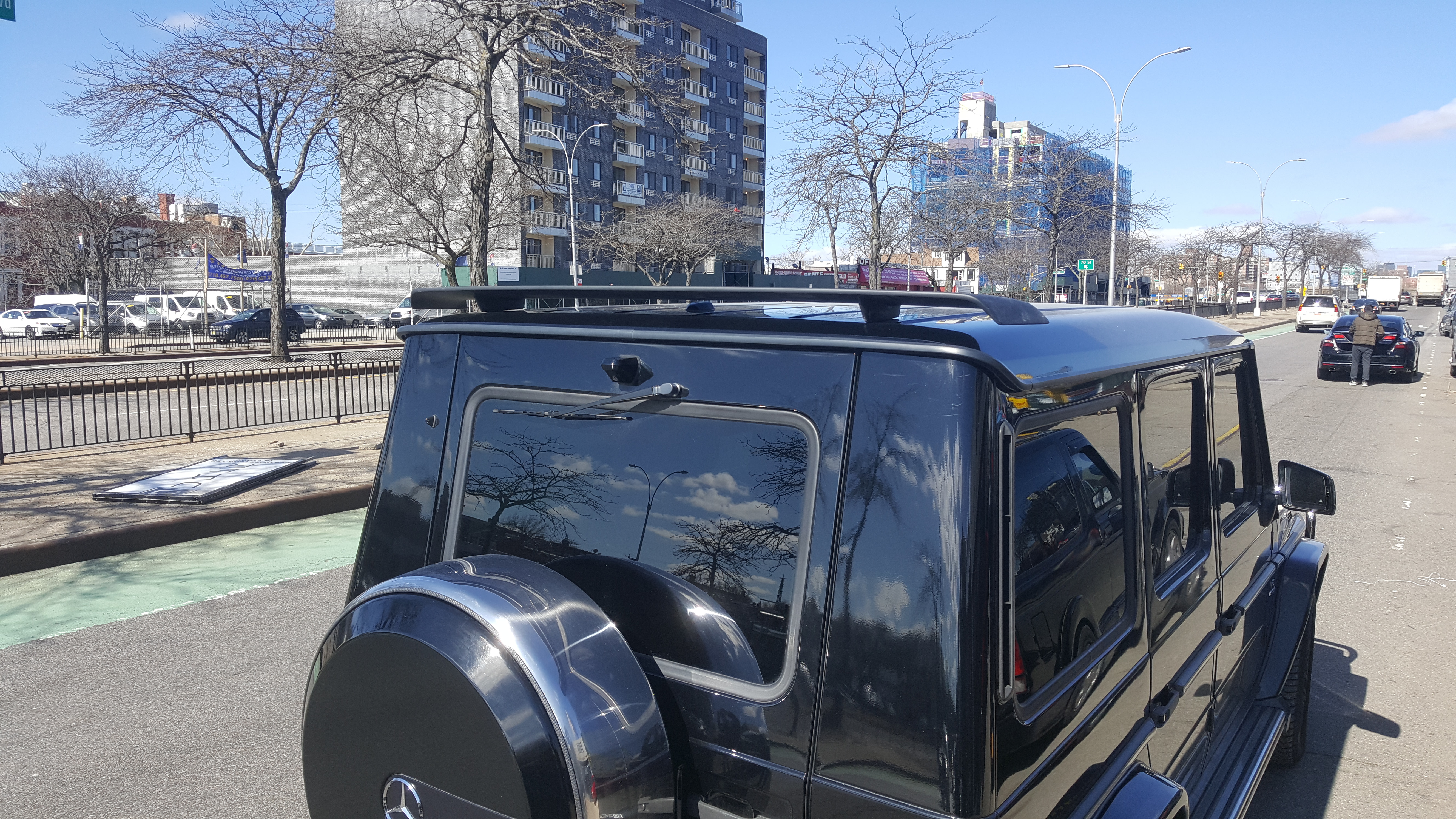 Custom Mercedes G Class  SUV/SAV/Crossover Roof Wing (1990 - 2018) - $290.00 (Part #MB-058-RW)